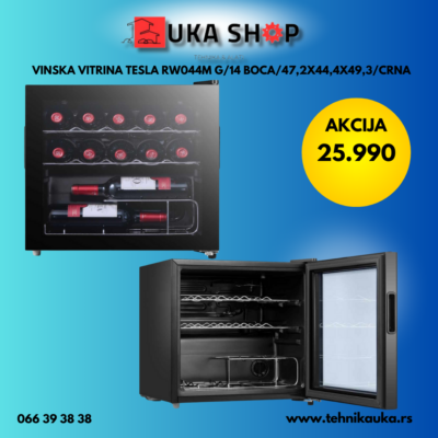 TESLA RW044M Vinska vitrina