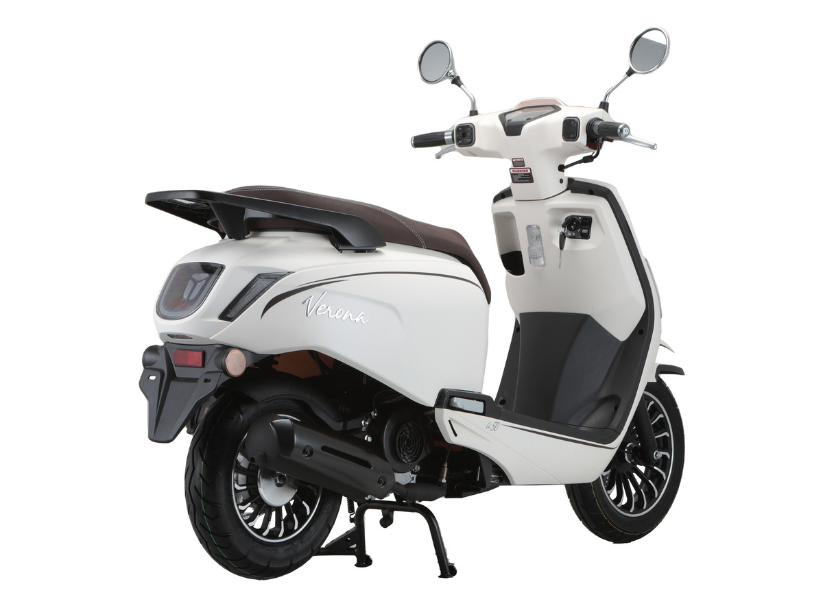 MOTOVENE VERONA LI BELA 50 CM3 2.5 KW,bela,siva,braon - Слика 2