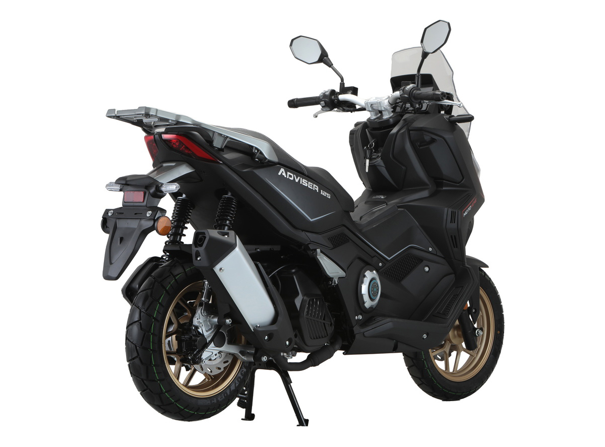 MOTOVENE NEW ADVISER CRNA 125 CM3 9,0 KW,crna,siva - Слика 3