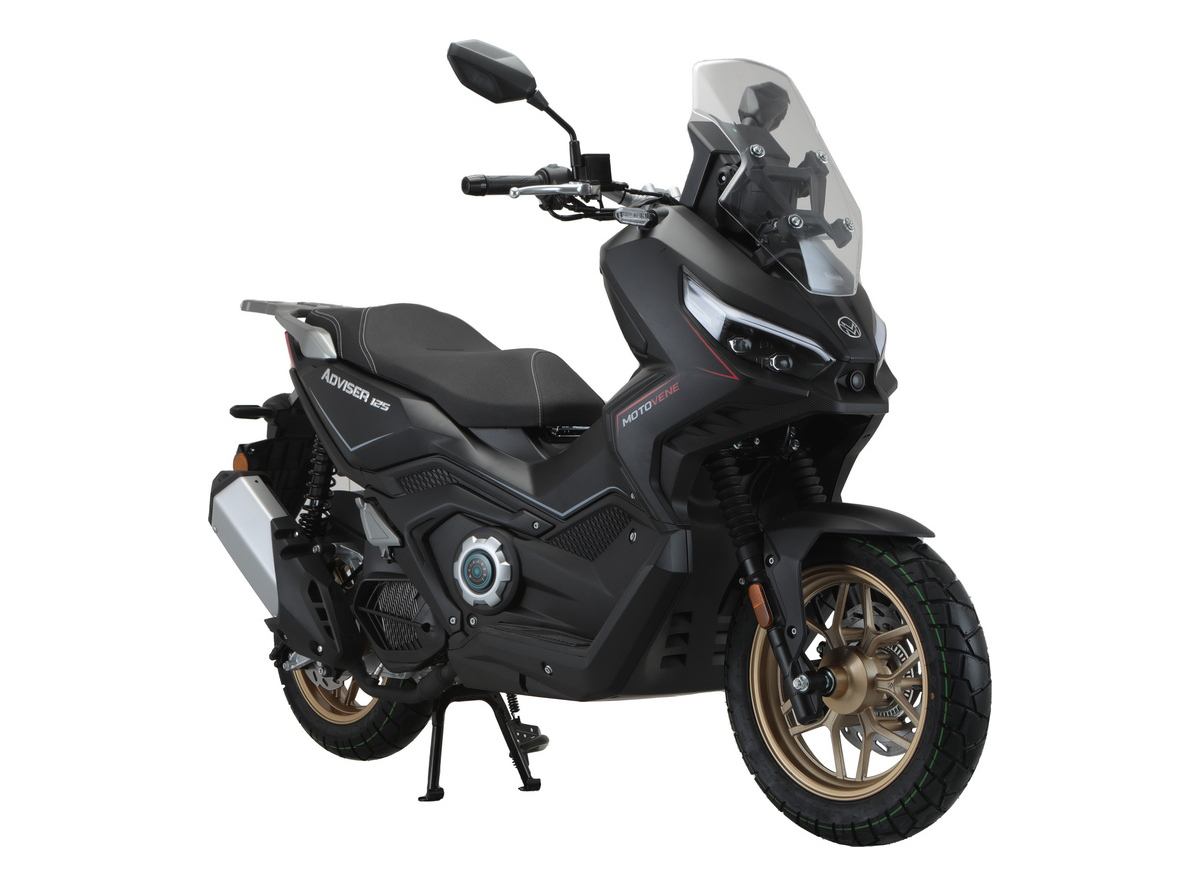 MOTOVENE NEW ADVISER CRNA 125 CM3 9,0 KW,crna,siva