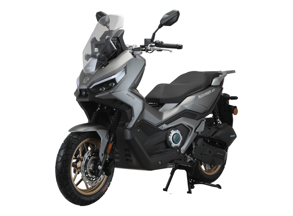 MOTOVENE NEW ADVISER CRNA 125 CM3 9,0 KW,crna,siva - Слика 5