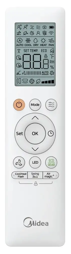 MIDEA Breezeless CB1-18HRFN8.Wi-Fi Inverter klima uređaj - Слика 4